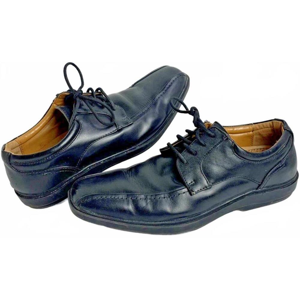 Croft & Barrow Oxfords Core Technology Black Leather Dress Shoes Size 8M